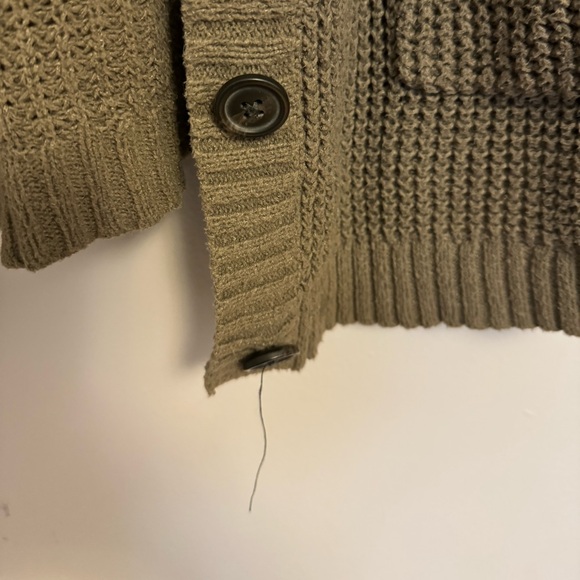 Mushroom brown cardigan sweater - Picture 3 of 3